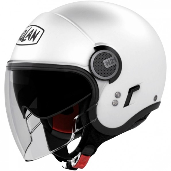 Casque Demi-Jet Nolan N21 Visor Classic Blanc