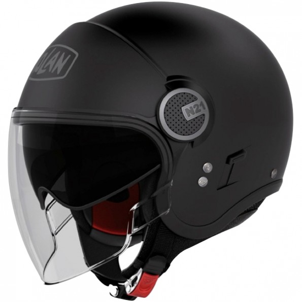 Casque Demi-Jet Nolan N21 Visor Classic Noir Mat Casque Demi-Jet Nolan N21 Visor Classic Noir Mat