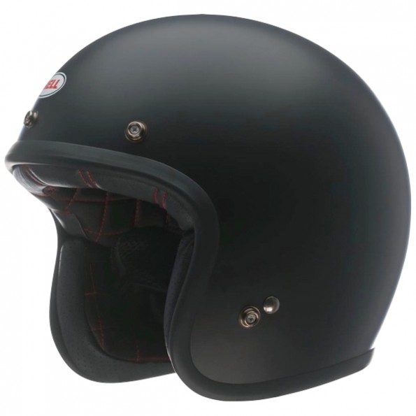 Casque Jet Bell Custom 500 Noir Mat Casque Jet Bell Custom 500 Noir Mat