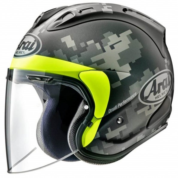 Casque Jet Arai SZ-R VAS Mimetic Mat Casque Jet Arai SZ-R VAS Mimetic Mat