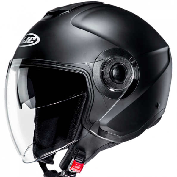 Casque Jet HJC i40 Noir Mat En Stock sur Paris