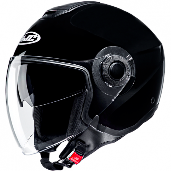 Casque Jet HJC I40 Noir Brillant