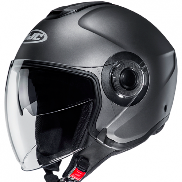 Casque Jet HJC I40 Gris Mat Casque Jet HJC I40 Gris Mat