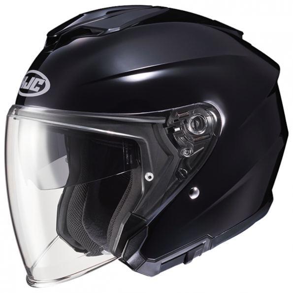 Casque Jet HJC I30 Noir Brillant Casque Jet HJC I30 Noir Brillant
