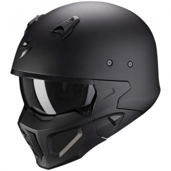 Casque Jet Scorpion Exo Convert X Noir Mat