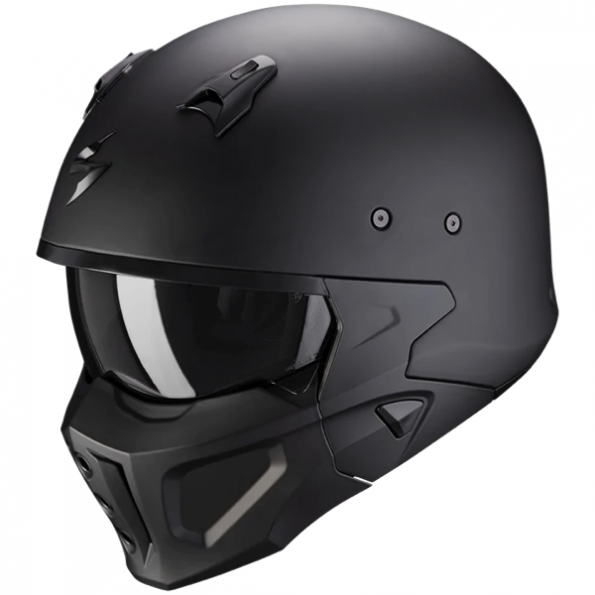 Casque Jet Scorpion Exo Convert X Noir Mat Casque Jet Scorpion Exo Convert X Noir Mat