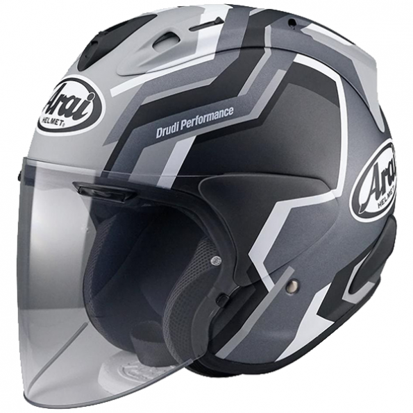Casque Jet Arai SZ-R VAS RSW NOIR MAT Casque Jet Arai SZ-R VAS RSW NOIR MAT