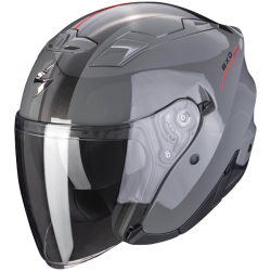 Casque Jet Scorpion Exo 230 SR Gris / Rouge