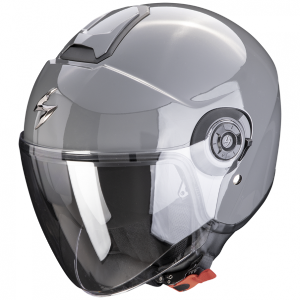 Casque Jet Scorpion Exo City 2 Gris Ciment - Jet Scooter & Ville