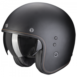 Casque Jet Scorpion Belfast Evo Noir Mat