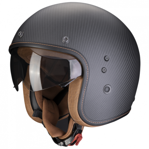 Rétro Moto Demi Casque Bol avec ECE Homologué, Casque Demi Jet