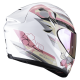 Casque Intégral Scorpion Exo 1400 Evo Gaia Blanc Rose