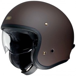 Casque Jet Shoei J.O Marron Mat