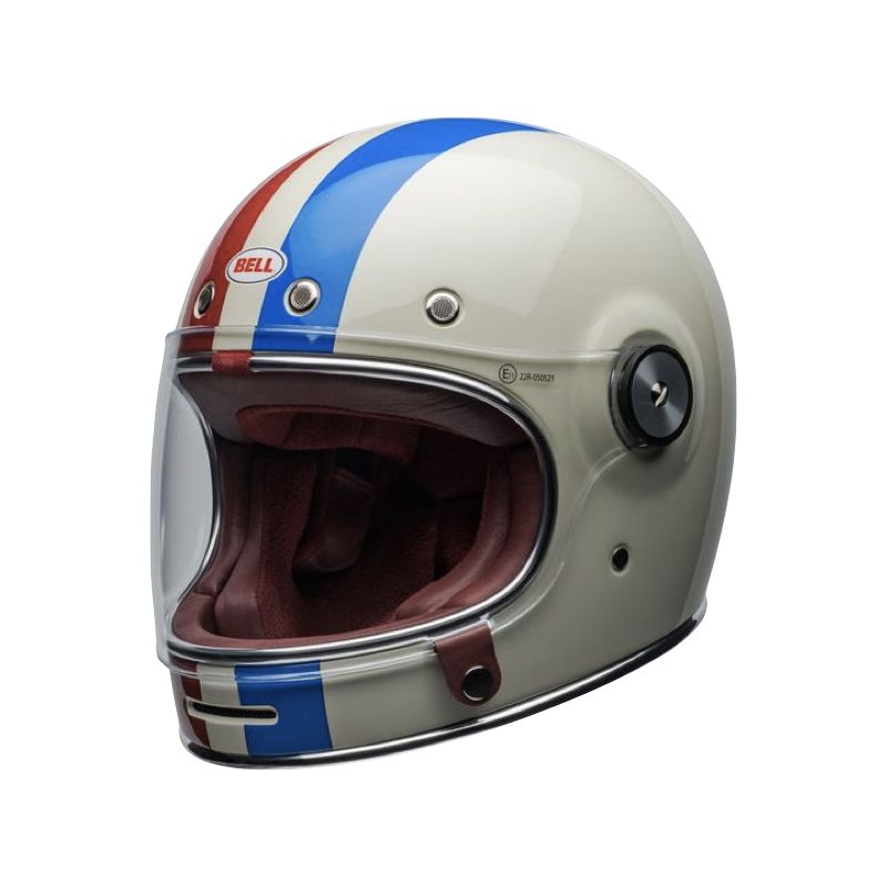 Casque Intégral Bell Bullitt Command Blanc Vintage