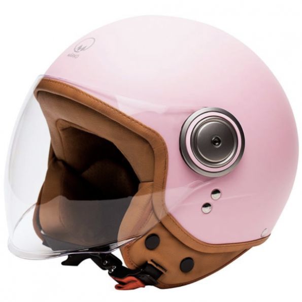 Casque Jet Marko Elements Rose Mat Casque Jet Marko Elements Rose Mat