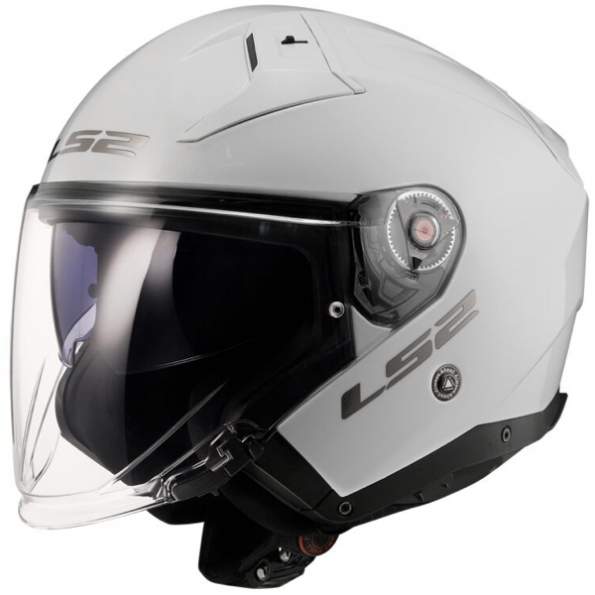 Casque Jet LS2 Infinity 2 Blanc